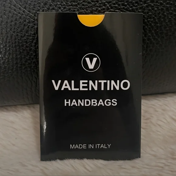 Valentino By Mario Valentino Black Leather Tote Bag - Picture 14 of 14